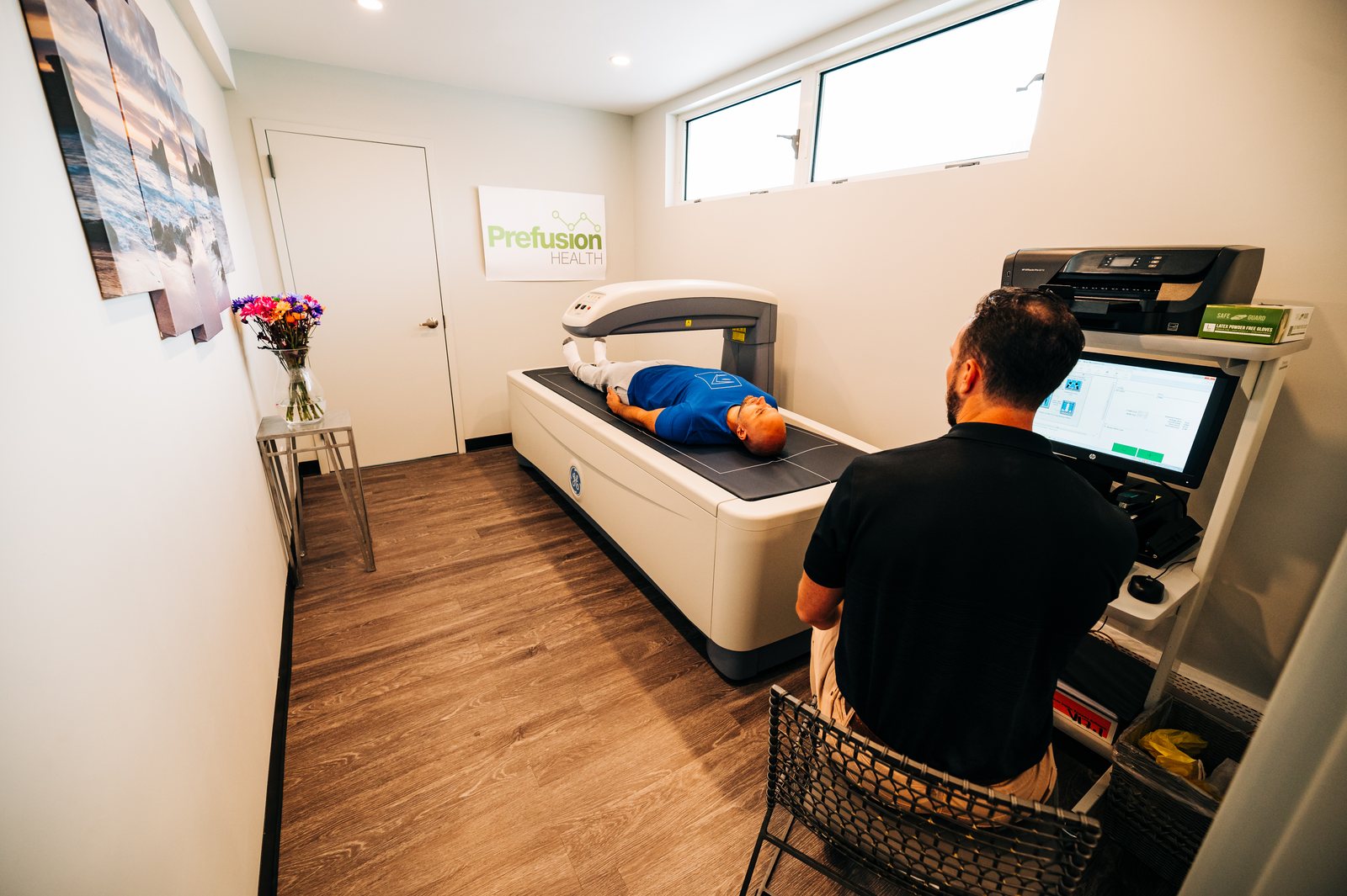 DEXA body composition scan