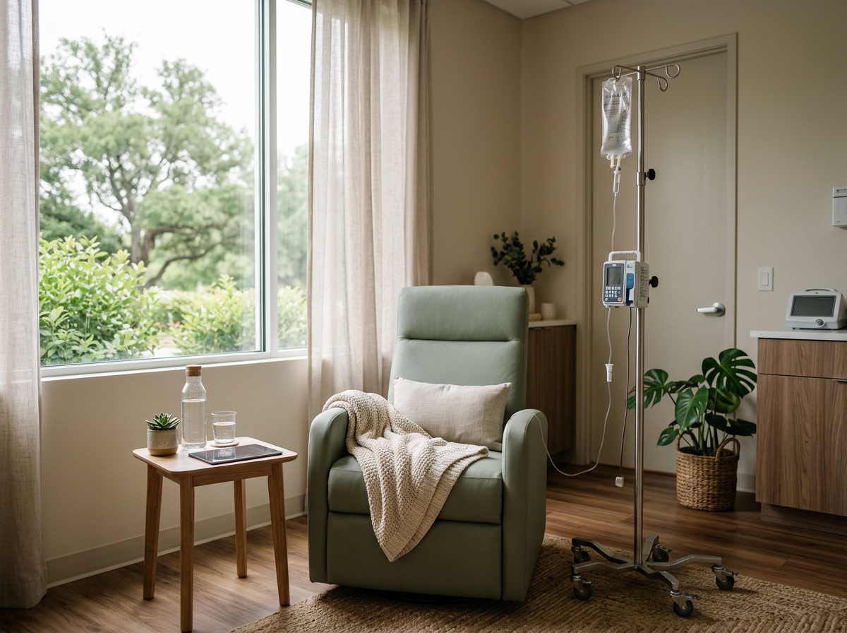 Relax in-clinic during your IV drip